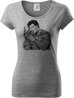 Super hulič, černý potisk