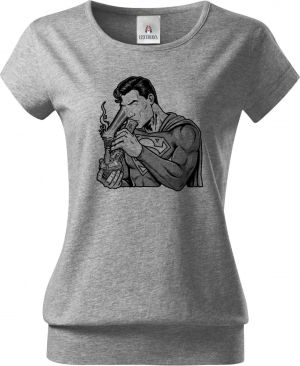 Super hulič, černý potisk