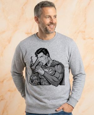 Super hulič, černý potisk