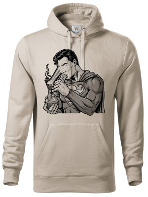 Super hulič, černý potisk