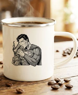 Super hulič, černý potisk