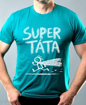 Super táta, bílý potisk