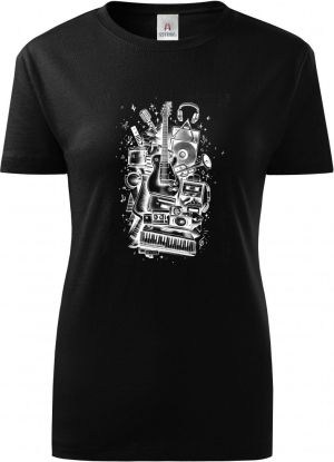 Symfonický stoh, bílý potisk