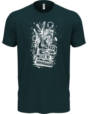 Symfonický stoh, bílý potisk