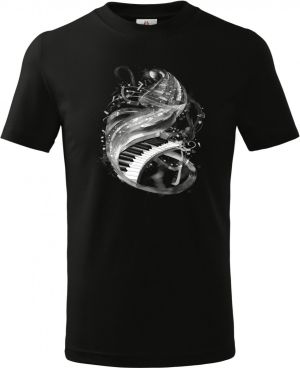 Symfonie zkreslení, bílý potisk