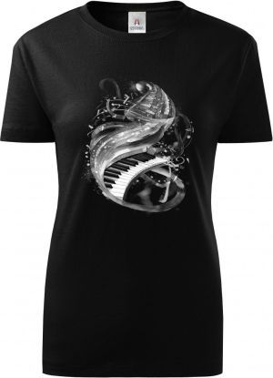 Symfonie zkreslení, bílý potisk