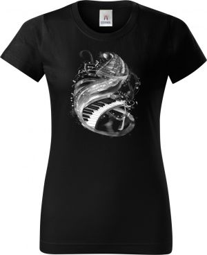 Symfonie zkreslení, bílý potisk