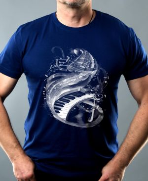 Symfonie zkreslení, bílý potisk