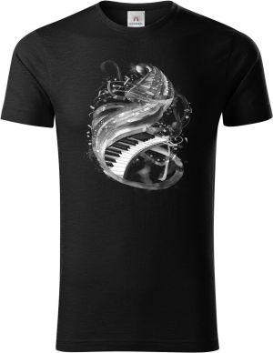 Symfonie zkreslení, bílý potisk