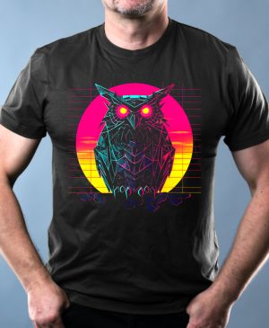 Synthwave sova