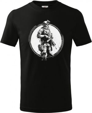 Taktický kostlivec, bílý tisk