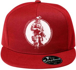 Taktický kostlivec, bílý tisk