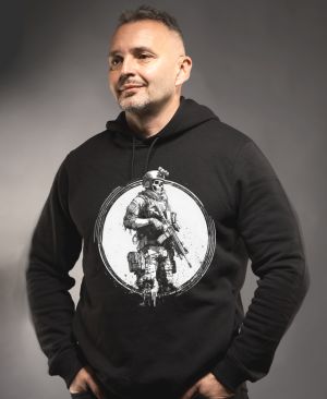 Taktický kostlivec, bílý tisk