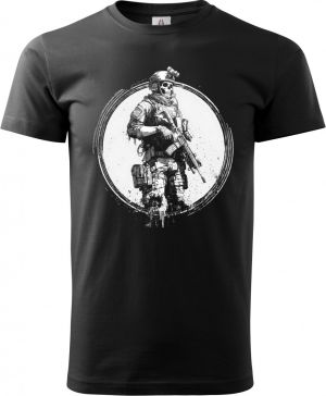 Taktický kostlivec, bílý tisk