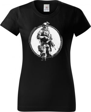 Taktický kostlivec, bílý tisk