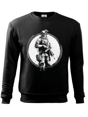 Taktický kostlivec, bílý tisk