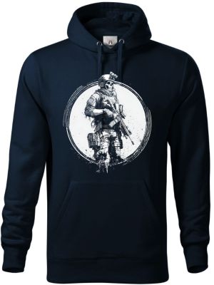 Taktický kostlivec, bílý tisk