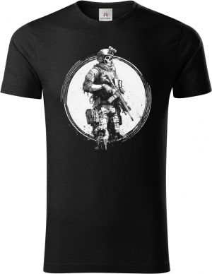 Taktický kostlivec, bílý tisk