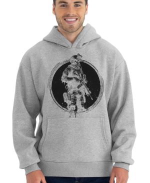 Taktický kostlivec, černý tisk