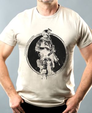 Taktický kostlivec, černý tisk