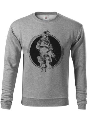 Taktický kostlivec, černý tisk