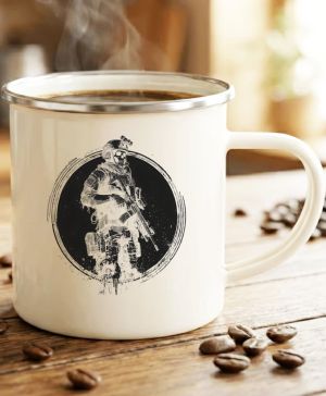 Taktický kostlivec, černý tisk