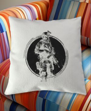 Taktický kostlivec, černý tisk