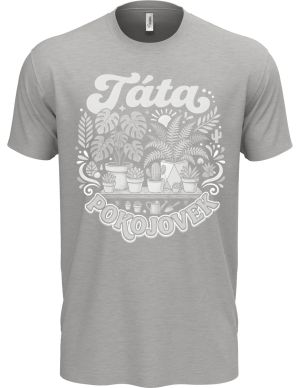 Táta pokojovek, bílý tisk