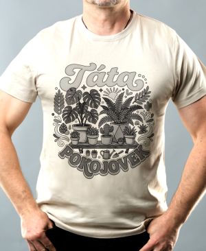 Táta pokojovek, černý tisk