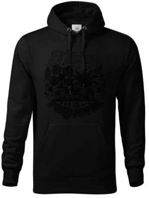 Táta pokojovek, černý tisk