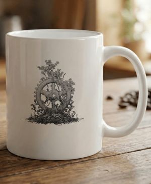 Technika v květu, černý tisk