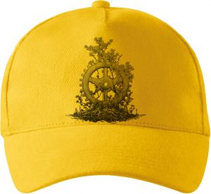 Technika v květu, černý tisk