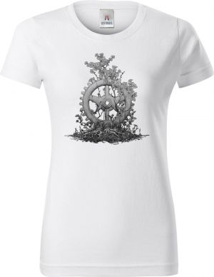 Technika v květu, černý tisk