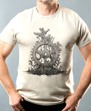 Technika v květu, černý tisk