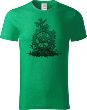 Technika v květu, černý tisk