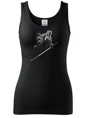 Temný šermíř, bílý tisk