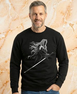 Temný šermíř, bílý tisk