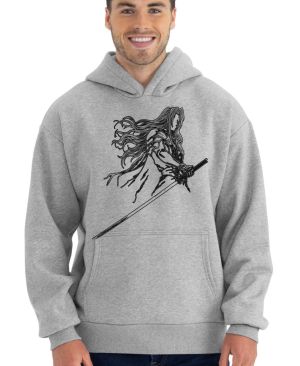 Temný šermíř, černý tisk