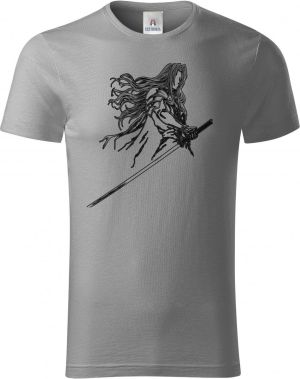 Temný šermíř, černý tisk