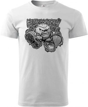 Tenisový drsňák, černý tisk