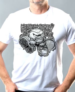 Tenisový drsňák, černý tisk