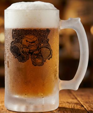 Tenisový drsňák, černý tisk