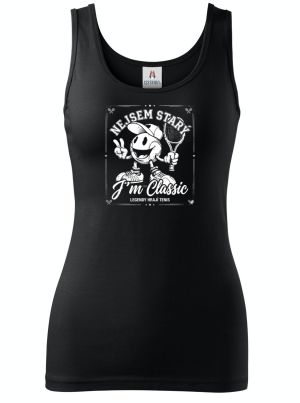 Tenisový klasik, bílý potisk