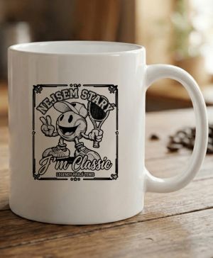 Tenisový klasik, černý tisk