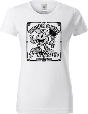 Tenisový klasik, černý tisk