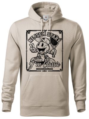 Tenisový klasik, černý tisk