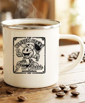 Tenisový klasik, černý tisk