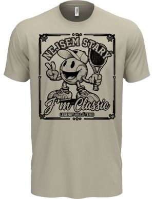 Tenisový klasik, černý tisk