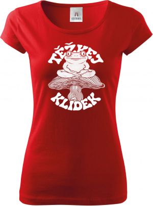 Těžkej klídek, V1, bílý potisk