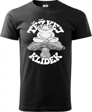 Těžkej klídek, V1, bílý potisk